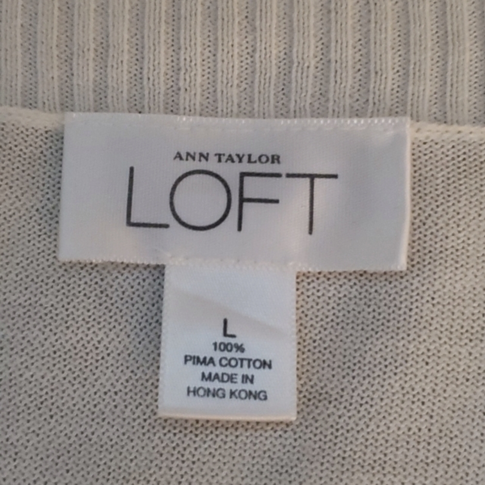 Ann Taylor Deep V-neck Sweater - Picture 6 of 6